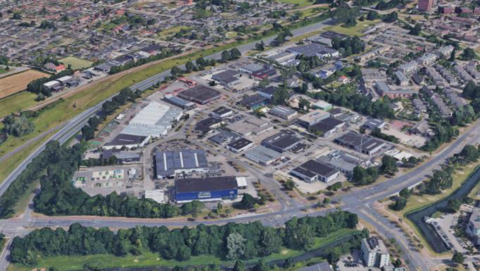 Luchtfoto Rijkerswoerd/ Overmaat