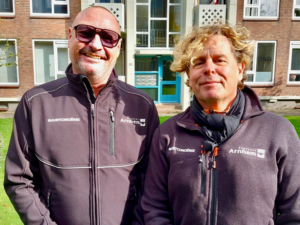 Buurtconciërges René Oudenhoven en Freek Hosman