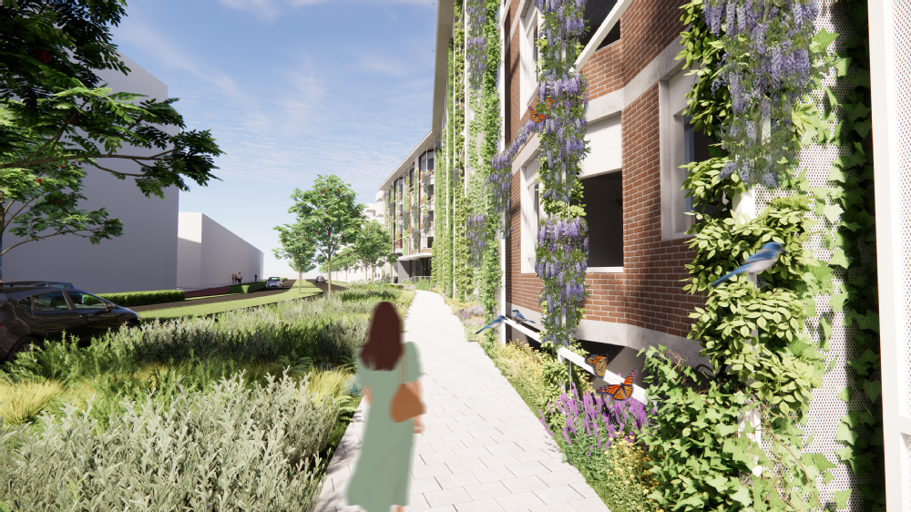 Illustratie van groen in Arnhem