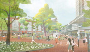 visualisatie Johnny van Doornplein